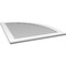 Ekena Millwork Quarter Round Top Right Surface Mount PVC Gable Vent w/ 3-1/2"W x 1"P Standard Frame, 36"W x 40"H GVPQR36X4001SN - alternate 5